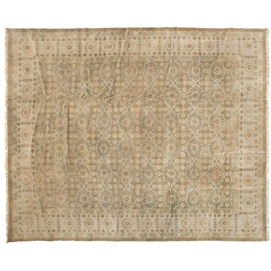 Beige Floral Rug