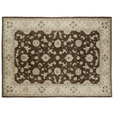 Brown Traditional Style Wool Area Rug