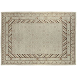 Beige and Brown Khotan Style Rug