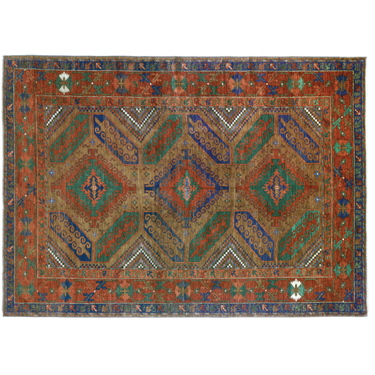 Baluchi Style Wool Area Rug