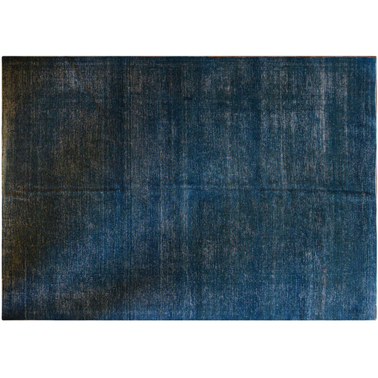 Dark Blue Overdyed Area Rug
