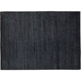 Charcoal Wool and Silk Rug