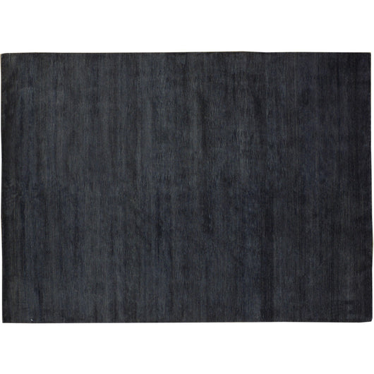 Charcoal Wool and Silk Rug