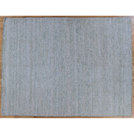 Green Sari Silk Diamond Flatweave