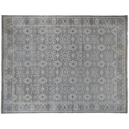Grey Indian Wool Area Rug