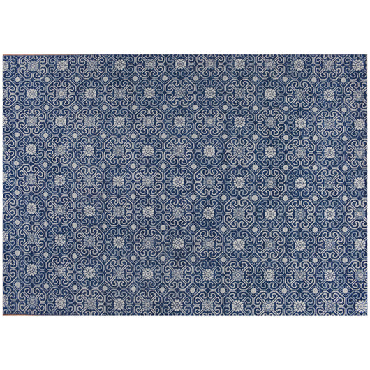 Blue Padma Collection Wool Area Rug