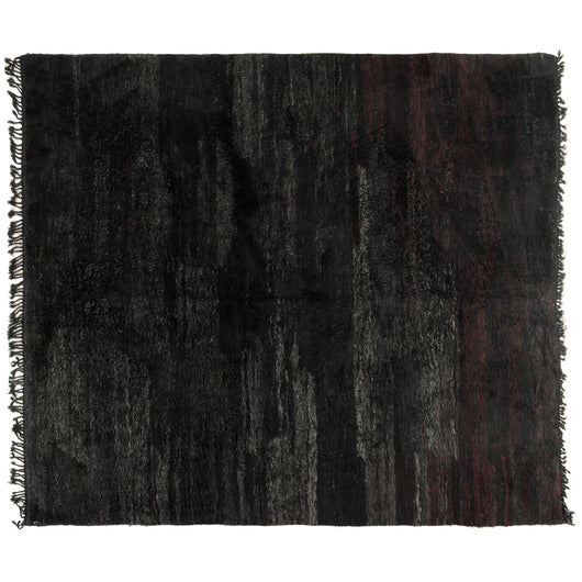 Black Ombre Moroccan Rug
