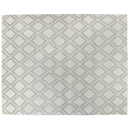Ivory Moroccan Design Area Rug