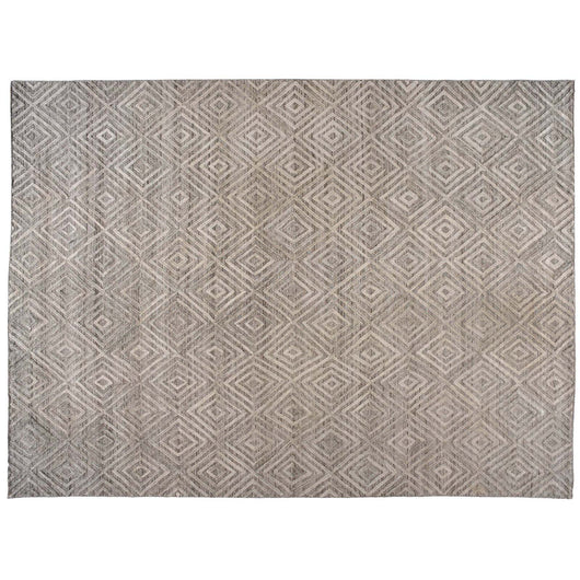 Camel and Ivory High Low Rug