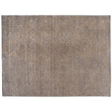 Charcoal High Low Geometric Design Rug