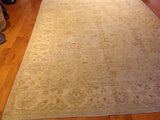 Traditional Pakistani Rug in Beige and Pink