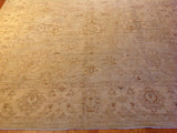 Traditional Pakistani Rug in Beige and Pink
