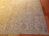 Traditional Pakistani Rug in Beige and Pink