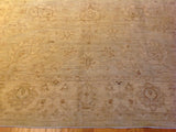 Traditional Pakistani Rug in Beige and Pink