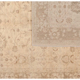 Traditional Rug in Beige with Floral Motif