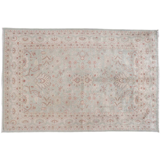 Floral Rug in Traditional Pakistani Design