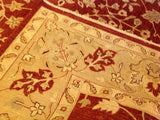 Traditional Pakistani Flowers and Vines Wool Rug