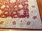 Traditional Pakistani Flowers and Vines Wool Rug