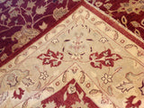 Traditional Pakistani Flowers and Vines Wool Rug