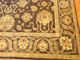 Traditional Pakistani Brown Area Rug