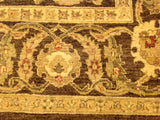 Traditional Pakistani Brown Area Rug