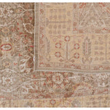 Gold and Brown Traditional Pakistani Area Rug