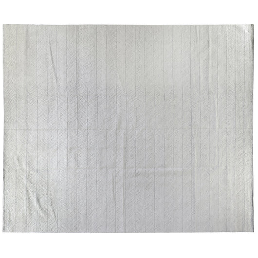 Lush Cream Wool Area Rug