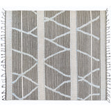 Charcoal Stripe Moroccan Design