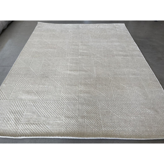 Ivory Wool Area Rug