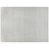 Grey and White Wool Area Rug