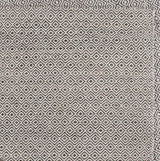 Gray and White Diamonds Rug