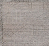 Gray Geometric Design Rug