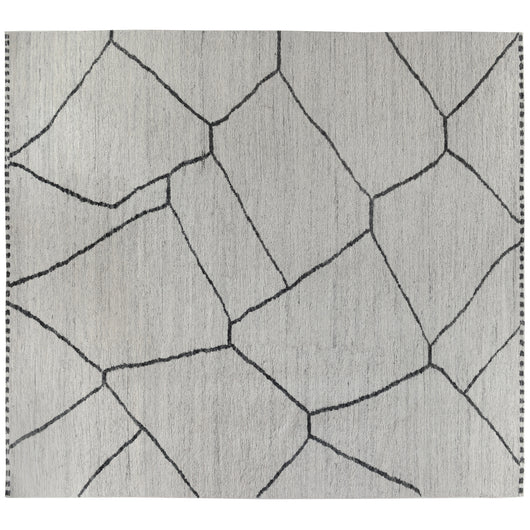 Grey Moroccan Design Rug