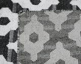 Slate and Ivory Pattern Rug