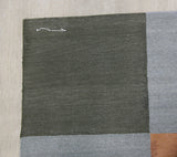 Contemporary Shapes Wool and Silk Area Rug