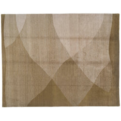 Shades of Green Contemporary Rug
