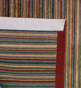 Multi-Color Stripe Area Rug