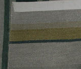 Earth Tones Tibetan Design Stripe Rug