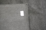 Slate Grey Ribbed Wool Area Rug