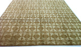 Silver and Gold Floral Area Rug