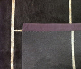 Chocolate Brick  Wool and Silk Rug