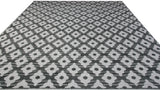 Black and White Pattern Rug