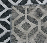 Charcoal and Ivory Pattern Rug