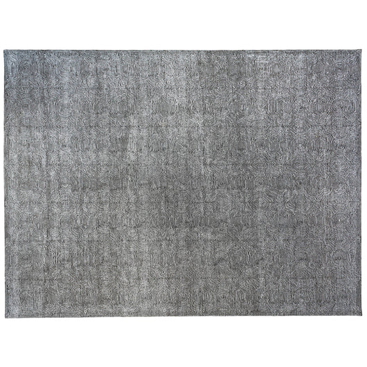 Ripples Hand Tufted Rug in Black and Gray