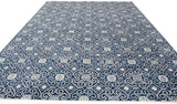 Blue Padma Collection Wool Area Rug