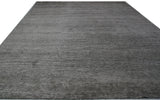Slate and Silver Loop and Cut Area Rug