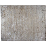 Silver and Taupe "Erased" Style Rug