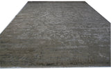 Silver and Taupe "Erased" Style Rug