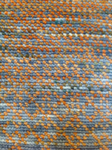 Orange and Grey Area Rug