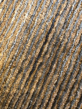 Charcoal Wool and Silk Rug